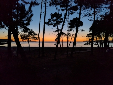 Sonnenuntergang am Strand